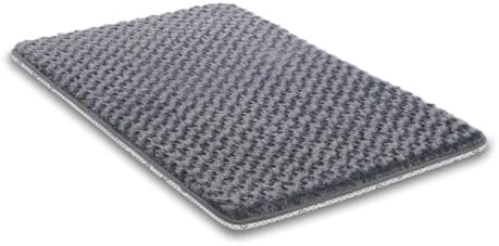 XXXL Dog Bed for Crate Pad, High Resilience Foam Mat Bed, Dark Grey by WAYIMPRESS