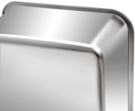 Kichwit Stainless Steel Cat Litter Box, Metal Cat Litter Pan, Kitten Litter Box - Image 5