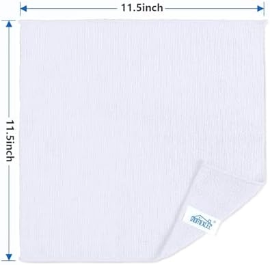HOMEXCEL 100PK Microfiber Cleaning Cloth, Cleaning Rag - Image 7