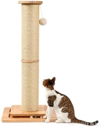 Cat Scratching Post, 4 Inch Large Sisal Scratching Posts by Unknown
