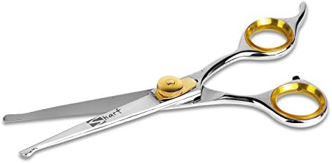 Sharf Dog Grooming Scissors, Safety Round Tip Straight Shears, 6.5 Inch - Image 2