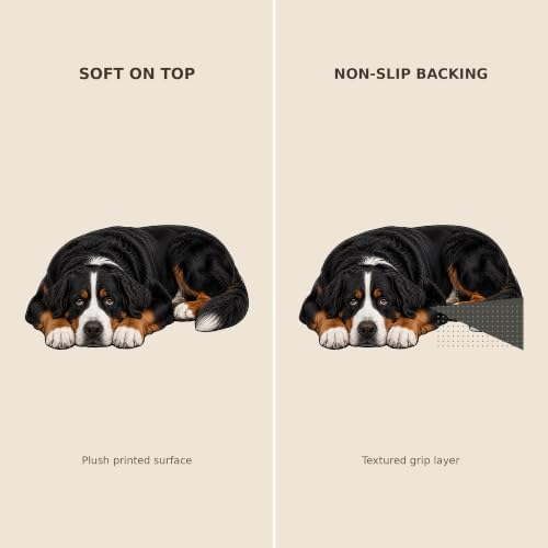 3D Realistic Dog Shaped Bath Mat & Floor Rug - Image 5