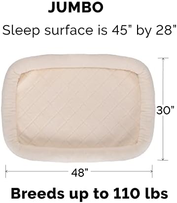 Furhaven Dog Bed for Large Dogs, 100% Washable, Sized to Fit Crates - Image 2