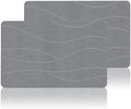 THMINS 2 Pack Extra Large Stone Bath Mat by THMINS
