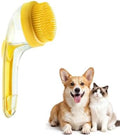 Pet Bath Brush, Dog Bath Brush & Massage Scrubber, Gentle Dog Wash Brush by AYNUUY