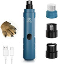 PAPIFEED Dog Nail Grinder with LED Light, Ultra Quiet 3-Speed Electric Nail File by PAPIFEED