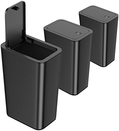 N. NETDOT 3 Pack 10 Liter Small Trash Can by NNETDOT