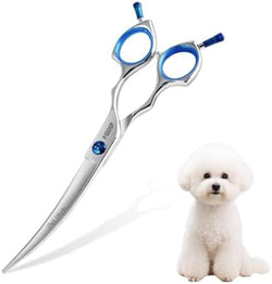 Curved Dog Grooming Scissors 6.5 in Small Curve Shears by FOGOSP