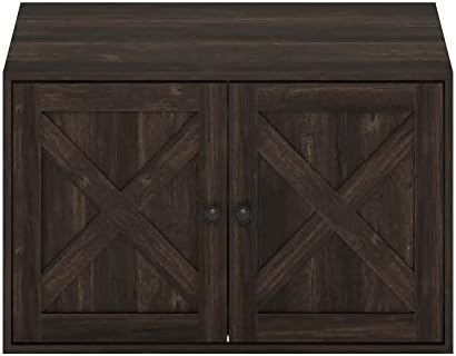 Furinno PELI Cat Litter Box Enclosure, Farmhouse Hidden Litter Box Furniture - Image 7
