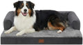 Orthopedic Washable Dog Bed for Medium Dogs, Dark Grey by CasaPaw