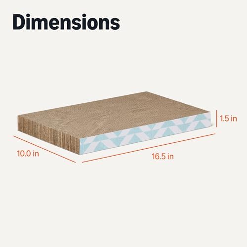 Amazon Basics Corrugated Cardboard Cat Scratchers, Reversible Double-Sided - Image 5