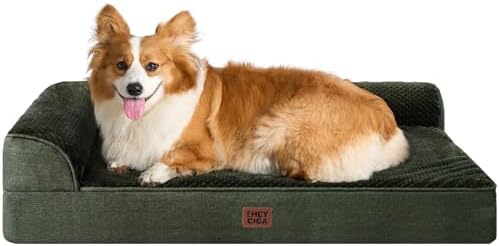 EHEYCIGA Large Dog Bed Memory Foam by EHEYCIGA