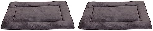 Petmate Aspen Pet Rectangular Kennel Mat, Dark Gray, by Petmate