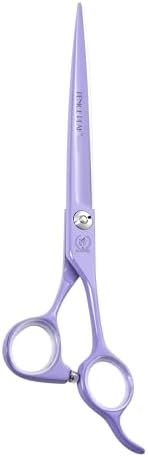 7" Professional Curved Dog Grooming Scissors, Japanese 440C Stainless Steel Dog by FenicePeak