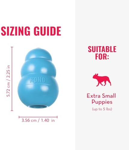 KONG Puppy, Natural Rubber Teething Chew Toy, - Image 5