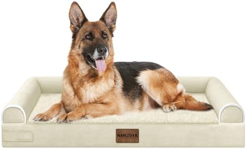 NANUYA Orthopedic Dog Bed for Jumbo Dogs, 48 x 33 Inch by Nanuya
