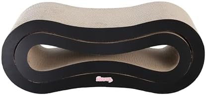 CSR1014A Suvi 26" Modern Cardboard Infinity 2-in-1 Lounge Bed Cat Scratcher - Image 6