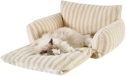 Hollypet Cat Bed Small Dog Orthopedic Couch Beds - Image 2