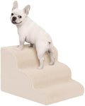 Oiilores Dog Stairs for Small Dogs 15" H, 3-Step Dog Steps Ramp for Couch Sofa by OiiloresComfyDoorMat