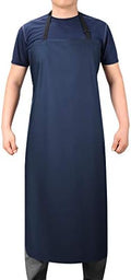 Waterproof Rubber Apron Adjustable Dishwasher Blue Work Apron by VWELL
