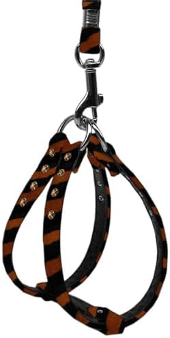 Dog, Puppy & Pet Step-In Harness, "Animal Print Jeweled" Jaguar 10 - Image 5