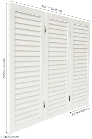 Freestanding Folding Wood Room Divider, 3 Panel Privacy Partition Screen - Image 2