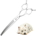7.5in 25° Curved 56 Teeth Thinning Dog Grooming Scissors by SnipStar