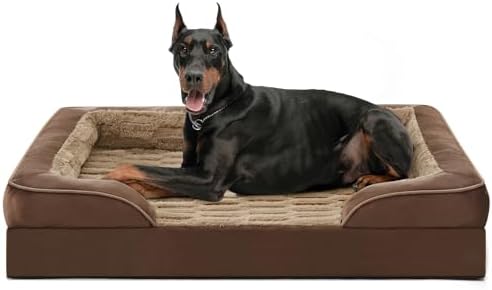 FURTIME Orthopedic Supportive Extra Large Dog Bed, XXL Waterproof Pet Bed by FURTIME