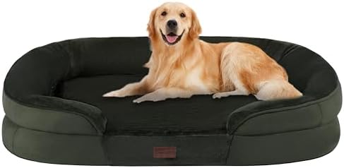 Dwanton Orthopedic Waterproof Large Dog Bed Sofa, Gel Memory Foam by DWANTON
