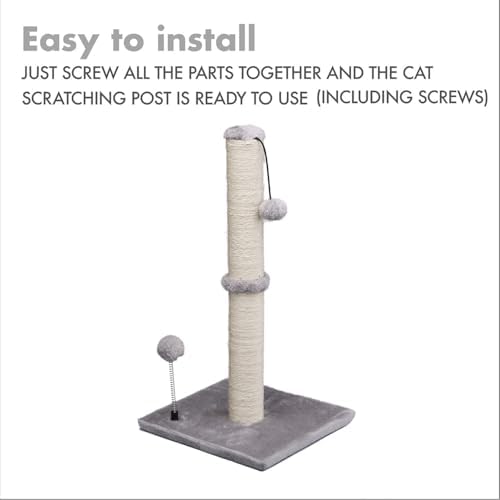 MECOOL Cat Scratching Post Premium Basics Kitten Scratcher Sisal Scratch Posts - Image 7