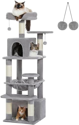 PAWZ Road Cat Tree, 53.5 Inches Tall Cat Tower by PAWZRoad