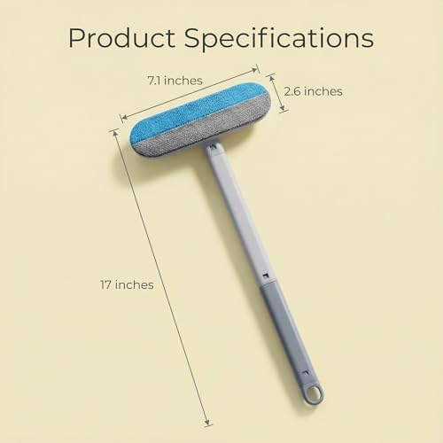 Pet Hair Remover-17.72 Inch Extended Handle-Reusable Dog/Cat Hair Brush-Gentle - Image 5