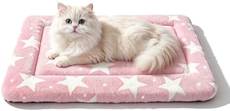 Dog Bed Mat, Reversible Crate Pad & Cute Dog Bed by FogkissComfyPawsHome