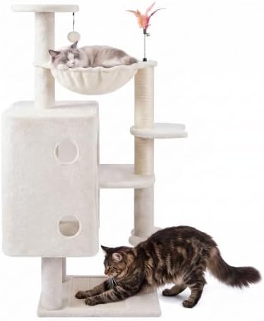 HUITREE 45in Cat Tree Tower by HUITREE