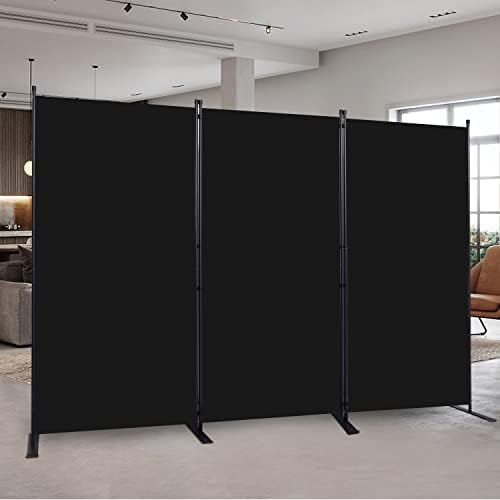 Room Divider 3 Panel-102''Wide, 6FT Room Dividers and Folding Privacy Screen by HOMSCREENER