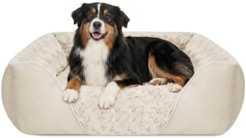 INVENHO X-Large Dog Bed Rectangle Washable Orthopedic Soft Calming Sleeping by INVENHO