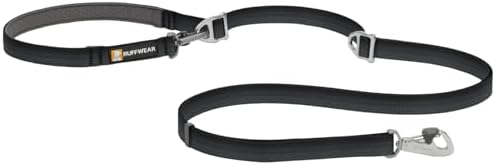Ruffwear, Switchbak Dog Leash, Adjustable 2.5-7 ft Lead, Basalt Gray by RuffwearInc