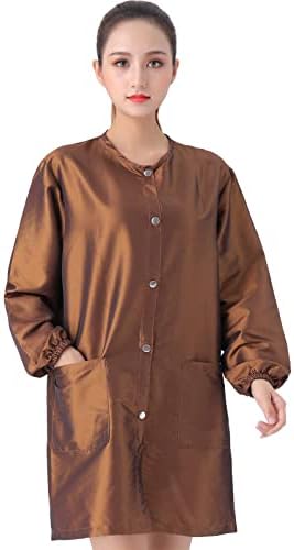 Professional Salon Smock Stylist Jacket Waterproof Hairdresser Cape Barber by TILYIALA