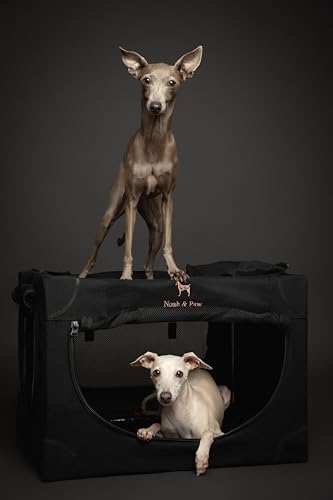 Noah & Paw Collapsible Dog Crate, 26 in Soft Medium Dog Crate, 900D Oxford - Image 3
