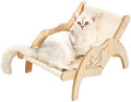 Cat Chair with Sisal Scratcher, Elevated Cat Hammock Chair by LPOTIUS