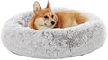 Bedfolks Calming Fluffy Donut Dog Bed by Bedfolks