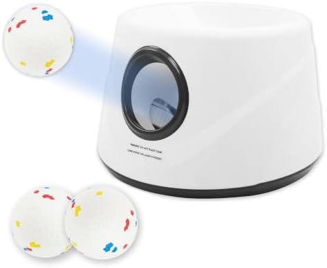 Automatic Dog Ball Launcher, Interactive Thrower Dog Toy by Unknown