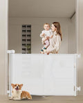 Miumoon 59 inch Reinforced Retractable Baby Gates 34 inch Tall by MiumoonBabyGates