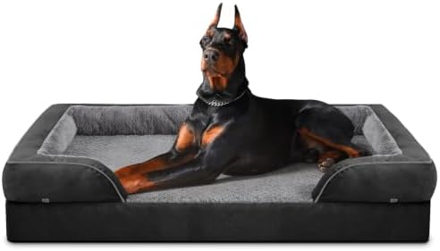 INVENHO XXL Plus Orthopedic Dog Beds Large Sized, XL Washable Dog Sofa by INVENHO