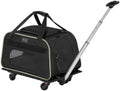 Petsfit Cat Carrier with Wheels, Removable Spinner Wheels by Petsfit