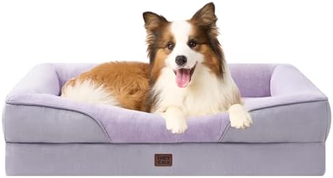 EHEYCIGA Orthopedic Dog Bed for Large Dog, Memory Foam Dog Couch by EHEYCIGA