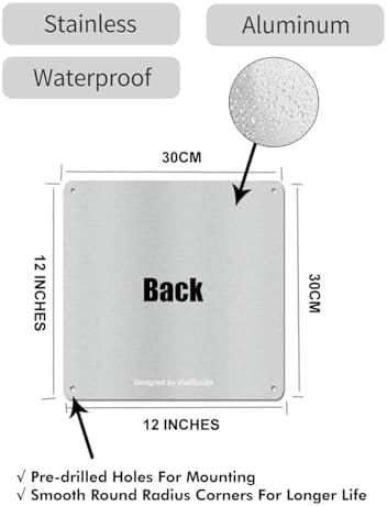 Recycle Aluminum Metal Sign | Indoor Outdoor UV Stable & Weatherproof | Home - Image 2