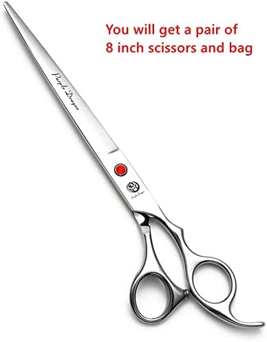 Purple Dragon 8" Sharp Edge Hair Cutting Shears - Image 2