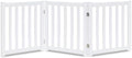 LZRS Wooden Free Standing Dog Gate 60" W x 24" H, Foldable Solid Hardwood Pet by LZRSPET