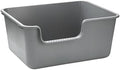 Extra Large Cat Litter Box – High-Sided Plastic Litter Box by KITPLUS